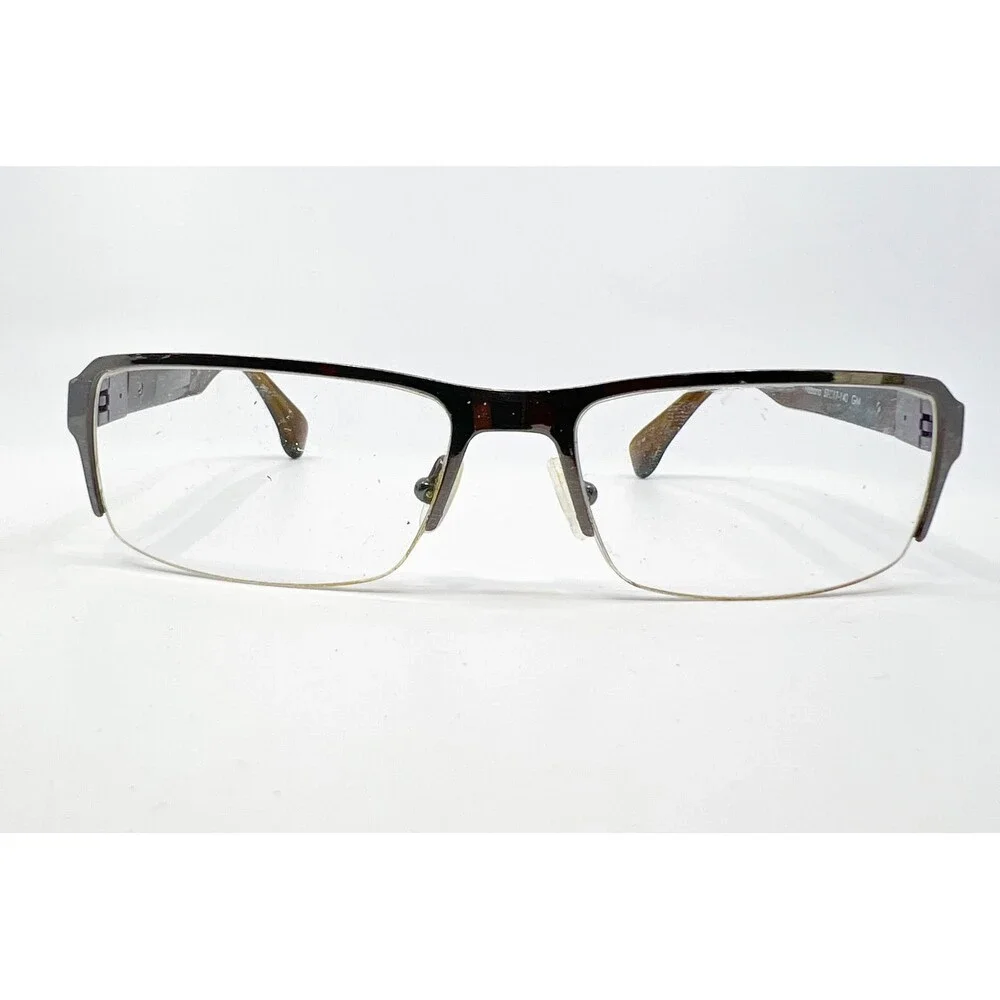 Republica Habana Eyeglasses Mens Brown Habana Rectangle 57-17-140